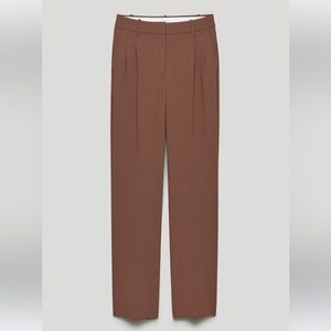 COPY - Aritzia effortless pants, size 12, caramelized walnut